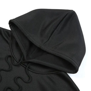 Las sudaderas con capucha de lana de Color sólido transpirable de algodón 100% para hombre más vendidas, gran oferta, elementos esenciales de invierno con serigrafía al mejor precio - Product Image 3