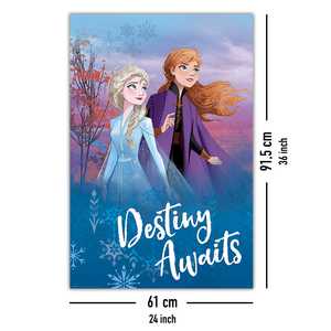Póster de Pared de Frozen 2 de Estilo Moderno con Diseño 'Destiny Awaits' - Product Image 2