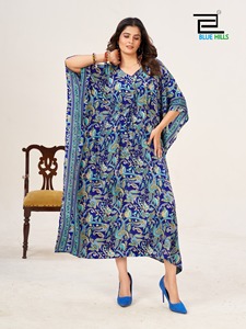 Caftán de Crepé Francés Pesado y Lujoso con Cintura Ajustable, Elegante y Cómodo para Eventos Formales y Fiestas - Product Image 4