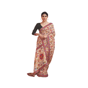 Saree élégant en viscose pure Dola avec impression de position et tissu design fluide doux - Product Image 2