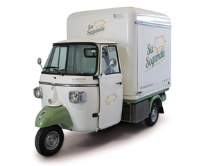 Triciclo Eléctrico para Comida, Carrito de Catering Móvil de Tres Ruedas, Resistente a la Oxidación, 10 pies de Largo, para Café, Pizza, Tacos, Helados - Product Image 4