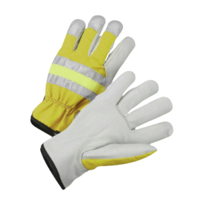 Guantes de trabajo para Conductor de cuero de grano de oveja de calidad superior Forro de algodón Guantes de conducción de seguridad industrial para protección de manos y cuerpos - Product Image 2