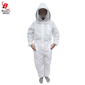 Ropa de trabajo de algodón Unisex de alta calidad, mono de apicultura, chaqueta protectora de seguridad, traje de ventilación ignífugo desechable - Product Image 1