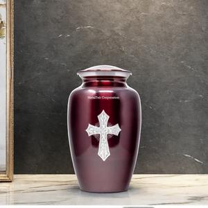 Grande urne funéraire décorative pour adulte mâle et femelle Vente en gros Fournitures funéraires Urnes funéraires pour cendres Fabricant de bocaux souvenir - Product Image 6