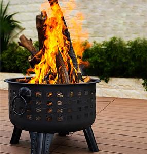 Multifuncional hierro carbón barbacoa asador hoguera para uso al aire libre - Product Image 6