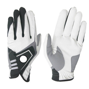 Vente en gros Logo personnalisé Gants de golf confortables respirants antidérapants toutes couleurs Gants de golf pour hommes Gants en cuir fabriqués au Pakistan - Product Image 5