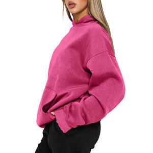 Sudadera transpirable de moda personalizada para otoño e invierno, ropa informal holgada con estampado de manga larga, sudaderas con capucha de moda informales para mujer de punto - Product Image 5