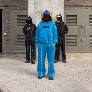 OEM Personnalisé Unisexe Survêtement à Capuche Surdimensionné et Pantalon de Jogging Survêtement Survêtement Respirant pour Hommes - Product Image 6