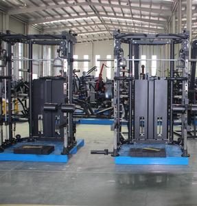 Attrezzatura professionale per il Fitness commerciale multifunzione da palestra Smith Machine Power Cage per uccelli Gantry <span class=keywords><strong>Squat</strong></span> <span class=keywords><strong>Rack</strong></span> completo - Product Image 3
