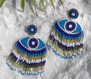 Meilleures ventes Boucles d'oreilles multi-perles personnalisées Femmes Bijoux de fête festifs au meilleur prix Boucles d'oreilles à perles - Product Image 5