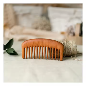 Top Selling Handmade Wide Tooth Massage Anti Static Beauty <b>Afro</b> <b>Comb</b> Custom <b>Comb</b> Wood for Home Salon & Parlor's Usage Available - Product Image 2