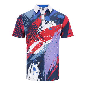 Jersey de manga corta de verano para hombre para Polo, ropa de botones sublimados con estampado personalizado de secado rápido de alta elasticidad - Product Image 6