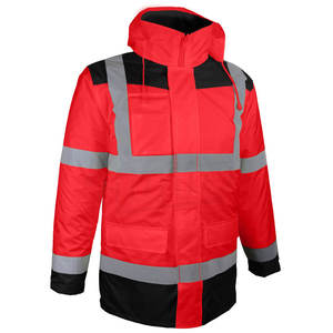 Chaqueta DE SEGURIDAD reflectante de alta visibilidad Ropa de trabajo al aire libre Diseño personalizado Chaqueta impermeable a prueba de viento - Product Image 4