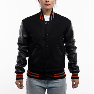 Anti-encogimiento Mujeres Varsity Jacket precio barato mejor fabricación Venta caliente alta exigente transpirable Mujeres Varsity Jacket - Product Image 1