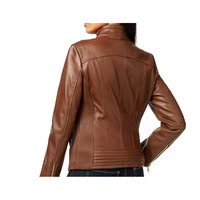Nouvelle collection automne 2022 veste en cuir pour femme veste en cuir de haute qualité pour femme 100%