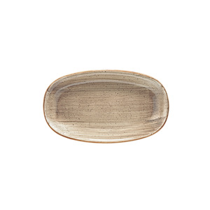 Bonna Premium <b>Large</b> Gourmet Porcelain Serving <b>Plate</b> 34x19 cm Rustic Pattern Dishwasher Safe - Product Image 1