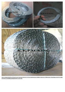 Emballage de fil de graphite pur de qualité supérieure d'une épaisseur de plus de 10mm résistant aux hautes températures (jusqu'à 650 °C) pour vannes - Product Image 3