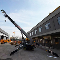 Grue araignée extérieure Tonlita télécommandée de 16 tonnes, 25m 30m, grue sur chenilles robuste avec flèche de déplacement et nacelle de travail