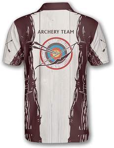 Camisetas de Tiro con Arco Personalizadas de Secado Rápido, Jersey de Equipo OEM, Transpirables, Elásticas, Ajuste para Exteriores, Camisetas de Tiro con Arco para Hombre al por Mayor - Product Image 3