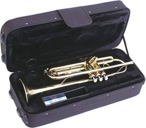 Bb Kèn Trumpet Tiêu Chuẩn Cho Người Mới Bắt Đầu Hoặc Sinh Viên Cao Cấp Nhạc Cụ Kèn Trumpet Bằng Đồng Với Ống Ngậm 7C Vỏ Cứng Vải Đánh Bóng - Product Image 1