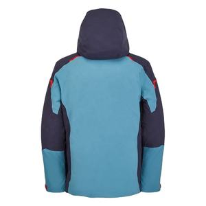 เสื้อแจ็คเก็ตสกีบล็อกสีกันน้ำกันลมสำหรับผู้ชาย ระบายอากาศได้ดี มีฮู้ด เหมาะสำหรับเล่นสโนว์บอร์ด ใส่ได้ในฤดูหนาว อุ่นสบาย เหมาะสำหรับกิจกรรมกลางแจ้งบนภูเขา - Product Image 3