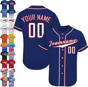 Tenue d'équipe de baseball personnalisée | Maillot de nom et de numéro personnalisé | Uniformes de sport respirants confortables - Product Image 2