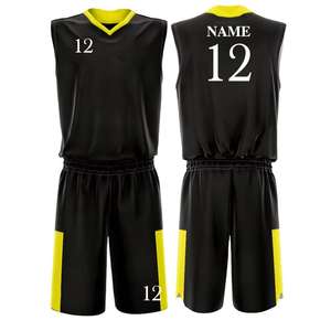 Uniforme de baloncesto de poliéster al por mayor, camisetas de baloncesto para jóvenes, equipo deportivo, ropa deportiva para hombres - Product Image 1