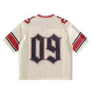 Customized Personalized <b>Printed</b> Team Name And Number Breathable Mesh Football Jerseys With Sublimation Transfer <b>Printing</b> - Product Image 2