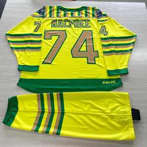 เสื้อโพลีเอสเตอร์ระบายอากาศสำหรับเล่นฮอกกี้น้ำแข็งผ้าทอลายทแยงปักโลโก้ตามสั่งเสื้อฮอกกี้น้ำแข็งสำหรับ100% - Product Image 6