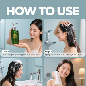 Shampooing naturel à base de plantes et de fleurs de cactus <span class=keywords><strong>pour</strong></span> la réparation des <span class=keywords><strong>cheveux</strong></span> | Sans sulfate, hydratant et soin du cuir chevelu | Traitement bio <span class=keywords><strong>pour</strong></span> la croissance des <span class=keywords><strong>cheveux</strong></span> - Product Image 4