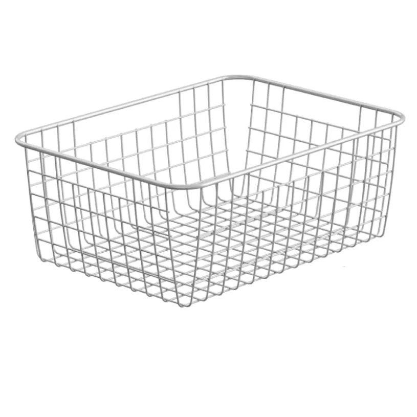Elegant Designed Metal Wire Mesh Baskets Best Selling Laundry Storage & Organization Bathroom Baskets Exporter From India