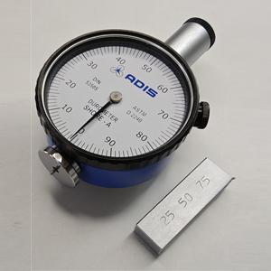 Din 53505 Shore A sans pointeur de crête duromètre testeur de dureté pour les plastiques et résines en caoutchouc avec interface conviviale - Product Image 1