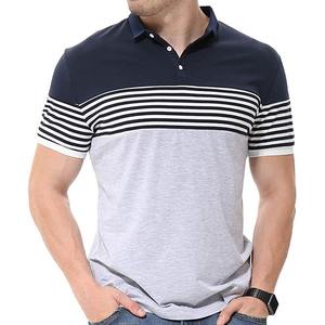 T-shirts de golf à manches courtes avec logo personnalisé pour hommes, polos grande taille pour hommes, nouvelle qualité supérieure - Product Image 2