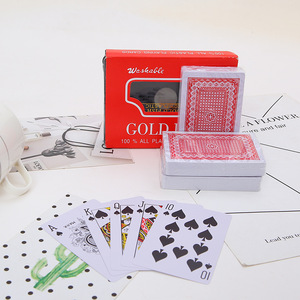 Cartes à jouer en plastique PVC brillant imprimées sur mesure - Jeu de poker durable et imperméable pour divertissement familial - Product Image 3