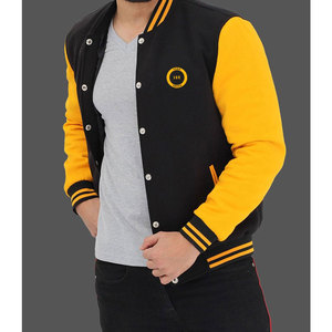 Veste d'hiver tendance avec boutons-pression durables, veste de sport pour homme, style Letterman, pour un look sportif moderne - Product Image 6