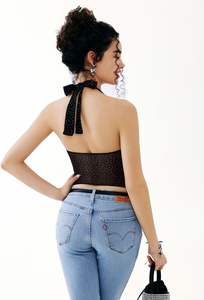 Women Activewear Running Sport Bra Seamless Halter Neck Gym Fitness Bra Sexy Backless Yoga Wear <b>Support</b> Workout <b>Crop</b> <b>Top</b> - Product Image 5