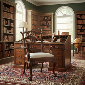 Silla de Comedor Escandinava de Madera de Haya de Alta Calidad con Tapicería de Lana, Diseño Moderno y Duradero para el Hogar - Product Image 6