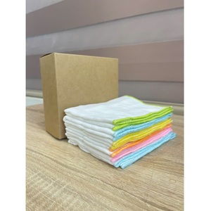 Toalla de cocina para limpieza de platos Bajo MOQ Reutilizable Ecológico 100% Toalla de algodón Hipoalergénico 25*35cm OEM ODM Color sólido Secado rápido - Product Image 4