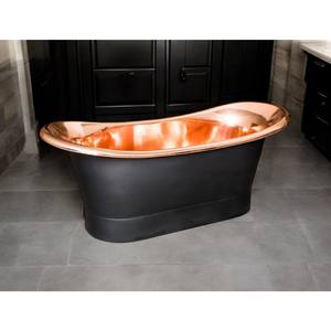 Llamativo; la maleabilidad del cobre permite formas personalizadas y diseños de bañeras únicos, una bañera fantástica a un precio impresionante. - Product Image 2