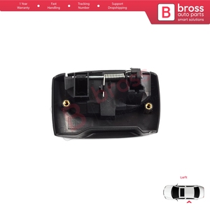 BDP1558-1 Left Side Sliding <b>Door</b> Exterior Opener <b>Handle</b> Black for Kangoo KC Express FC Kubistar MK1 X76 8200107371 - Product Image 3
