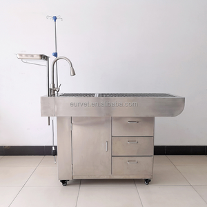 EUR สัตวแพทย์สแตนเลสโต๊ะตรวจสัตวแพทย์สำหรับสุนัขผลิตอุปกรณ์งานกลึงสำหรับสัตวแพทย์ - Product Image 4