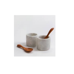 Molinillo de sal y pimienta de mármol, juegos de molinillo y cuchara de madera, molinillos de pimienta ajustables para un tamaño personalizado, gran oferta - Product Image 3