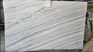 Mármol Blanco a Precio de Fábrica, Losa Grande con Vetas Grises, Material Natural para Proyectos Comerciales, Vestíbulos de Hoteles, Comedores, Revestimiento de Paredes y Pisos Interiores - Product Image 4