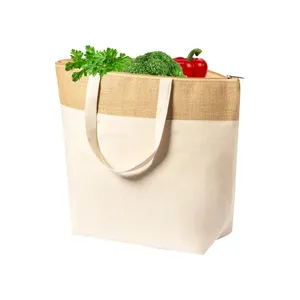 Borsa Promozionale Ecologica in Juta e Cotone - Product Image 3