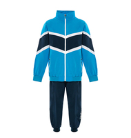 Veste de survêtement de football pour homme adulte, à manches longues zippées, respirante, col montant, 100 % polyester, ensemble sportif d'automne
