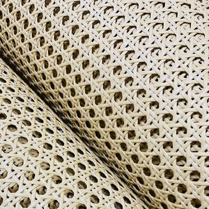 Venta al por mayor R09 ajustable alta tenacidad Durable reutilizable plástico ratán caña correas malla Flexible caña sintética muebles artesanales - Product Image 1