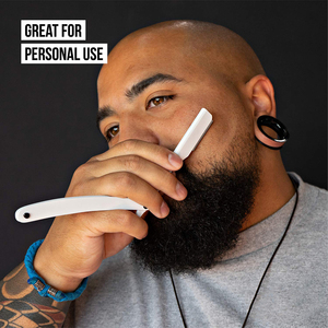 Maquinilla de afeitar de seguridad de acero inoxidable de la mejor calidad para hombre premium más vendida para afeitar barba de garganta cortada maquinilla de afeitar - Product Image 2