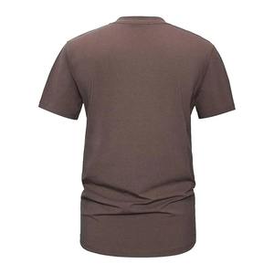Vente en gros T-shirt surdimensionné personnalisé en coton pour hommes Slim Knit Design - Product Image 5