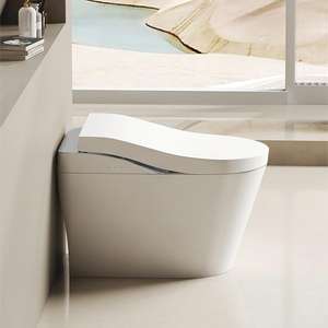 Inodoro Inteligente Grande con Función de Lavado Femenino, Descarga Automática, Sin Borde, Montado en el Suelo, con Control Remoto Incluido - Product Image 3