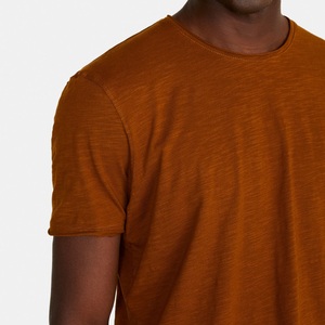 T-shirts personnalisés pour hommes en gros, 100 % coton, respirants, séchage rapide, anti-rétrécissement, manches courtes, épaules tombantes, fournisseur Bangladesh - Product Image 6